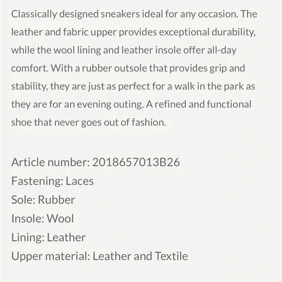 NWT VOILE BLANCHE MELANY FUR. Leather And Fabric Sneakers in Grey-Charcoal Grey - Picture 6 of 15